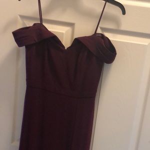 Burgundy Prom Dress